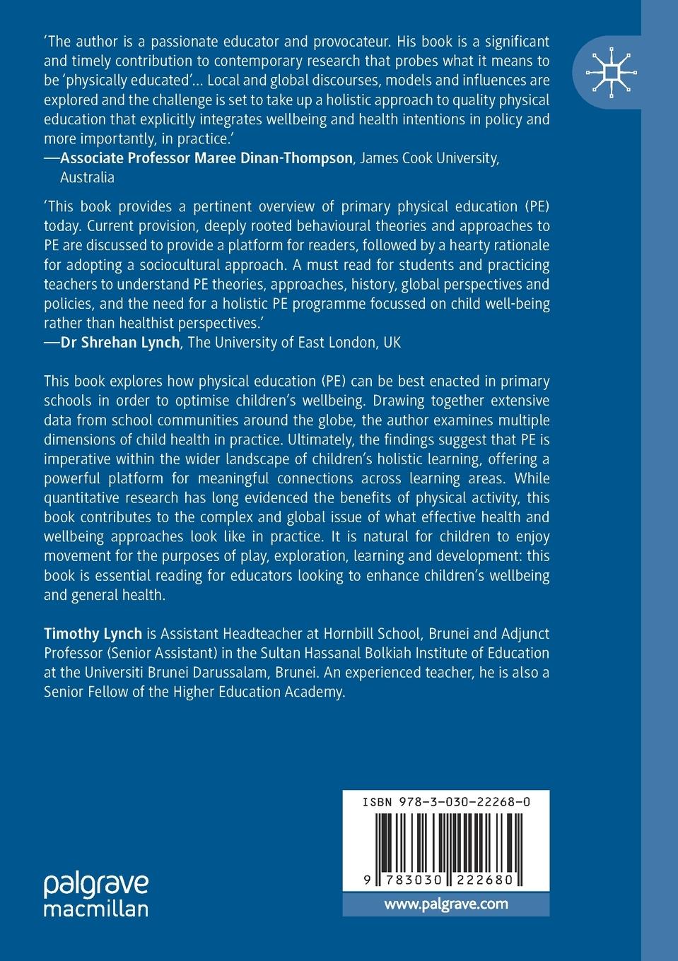 Rückseitencover Physical Education and Wellbeing