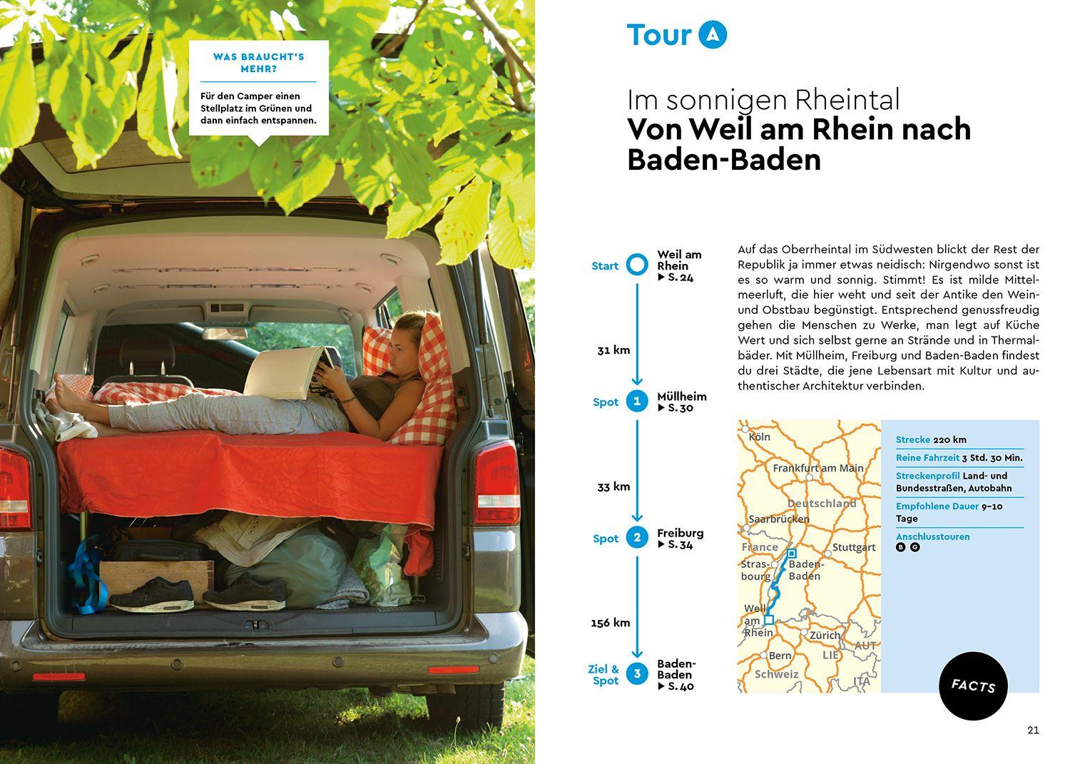 Beispielinhalt (Bild) MARCO POLO Camper Guide Baden-Württemberg & Pfalz