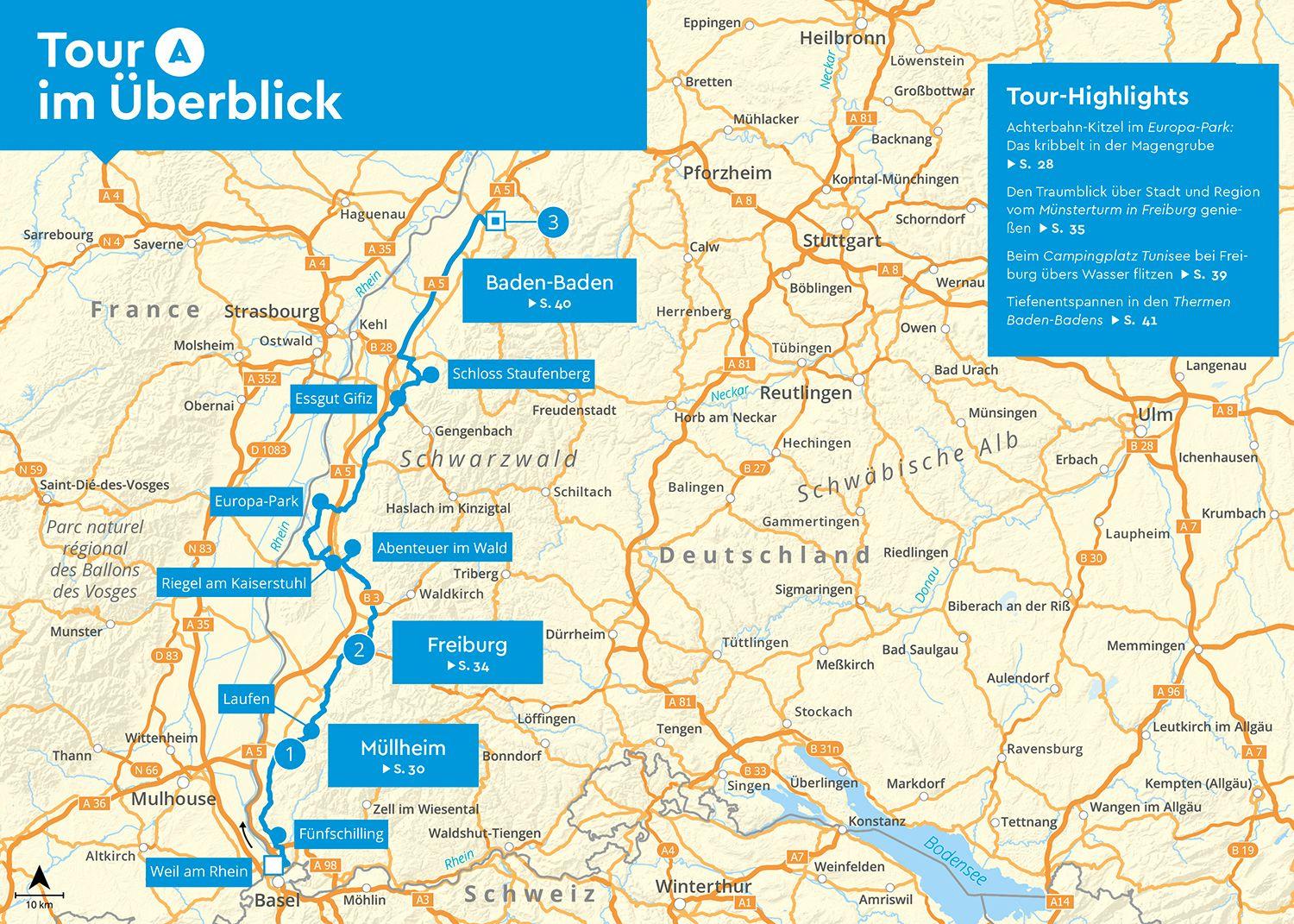 Beispielinhalt (Bild) MARCO POLO Camper Guide Baden-Württemberg & Pfalz