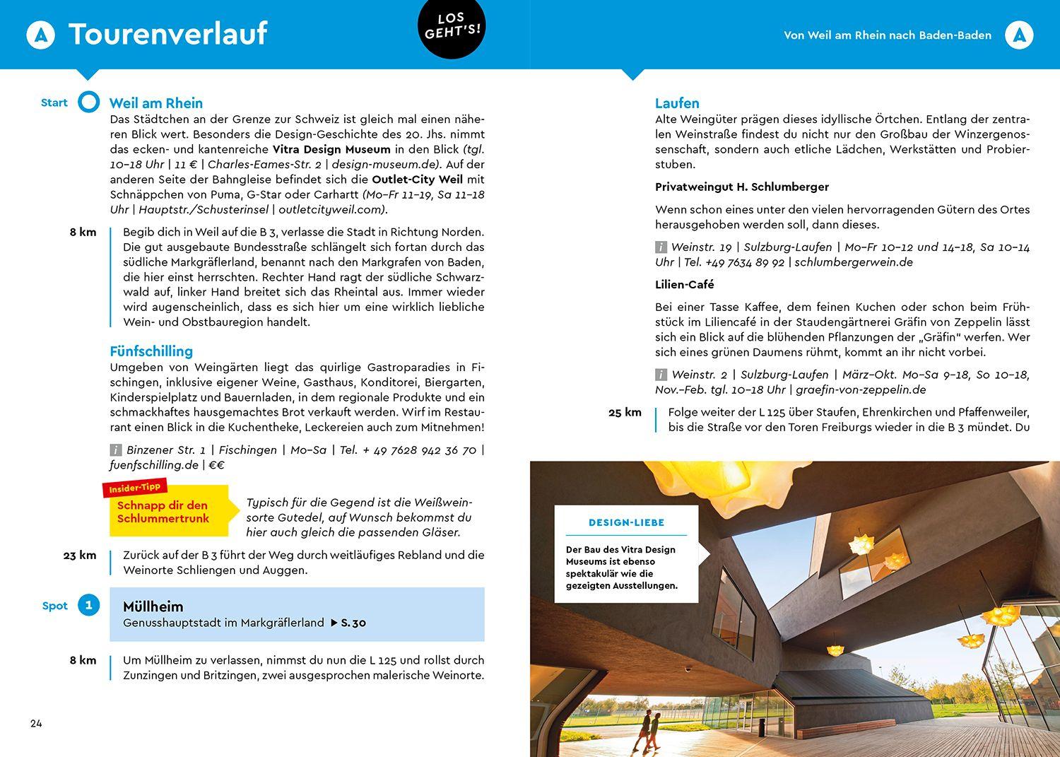 Beispielinhalt (Bild) MARCO POLO Camper Guide Baden-Württemberg & Pfalz