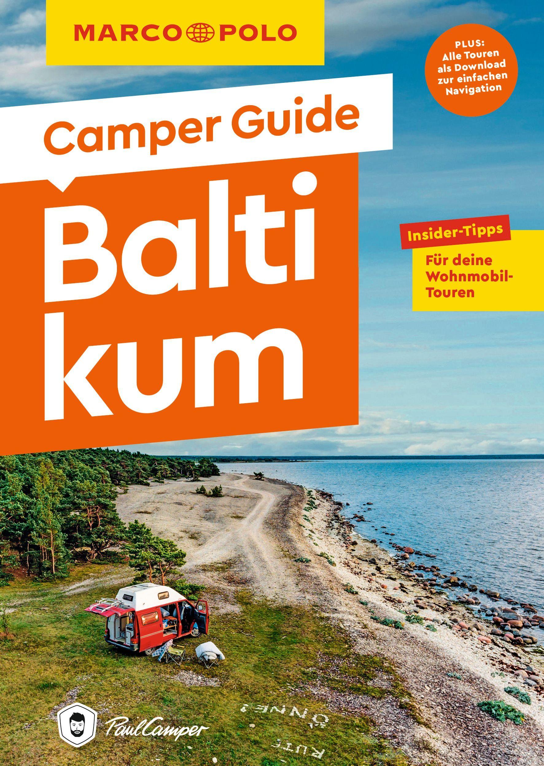 Vorderes Coverbild MARCO POLO Camper Guide Baltikum