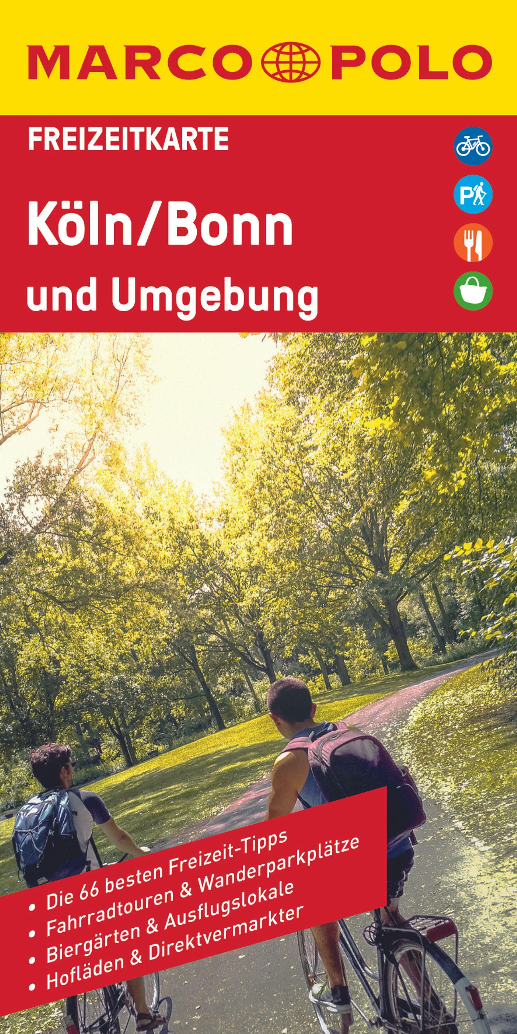 Vorderes Coverbild MARCO POLO Freizeitkarte 21 Köln, Bonn und Umgebung 1:110.000