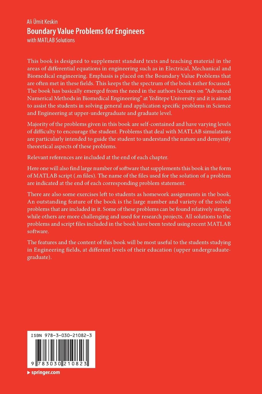 Rückseitencover Boundary Value Problems for Engineers