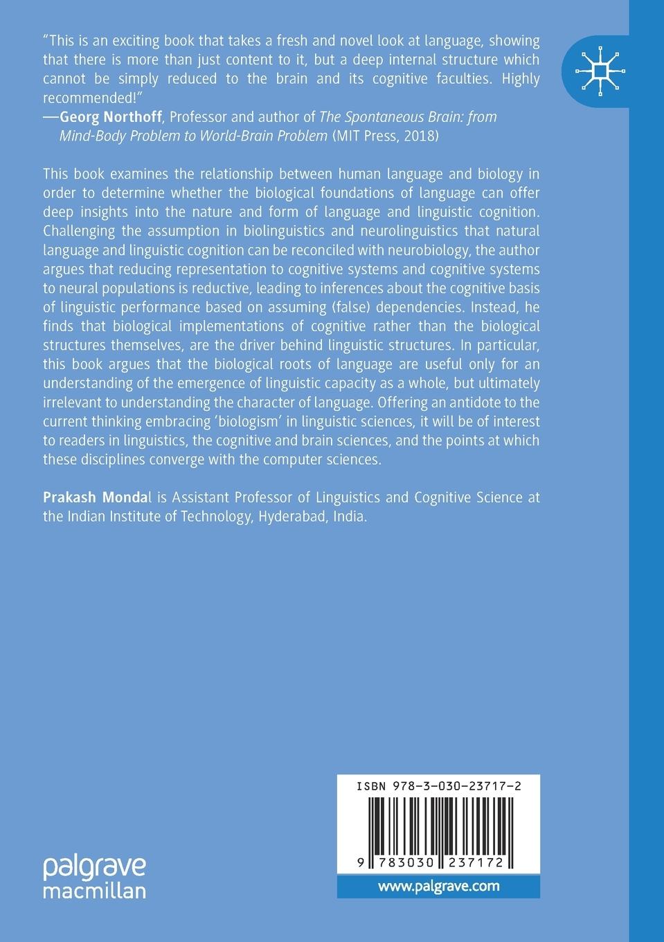 Rückseitencover Language, Biology and Cognition