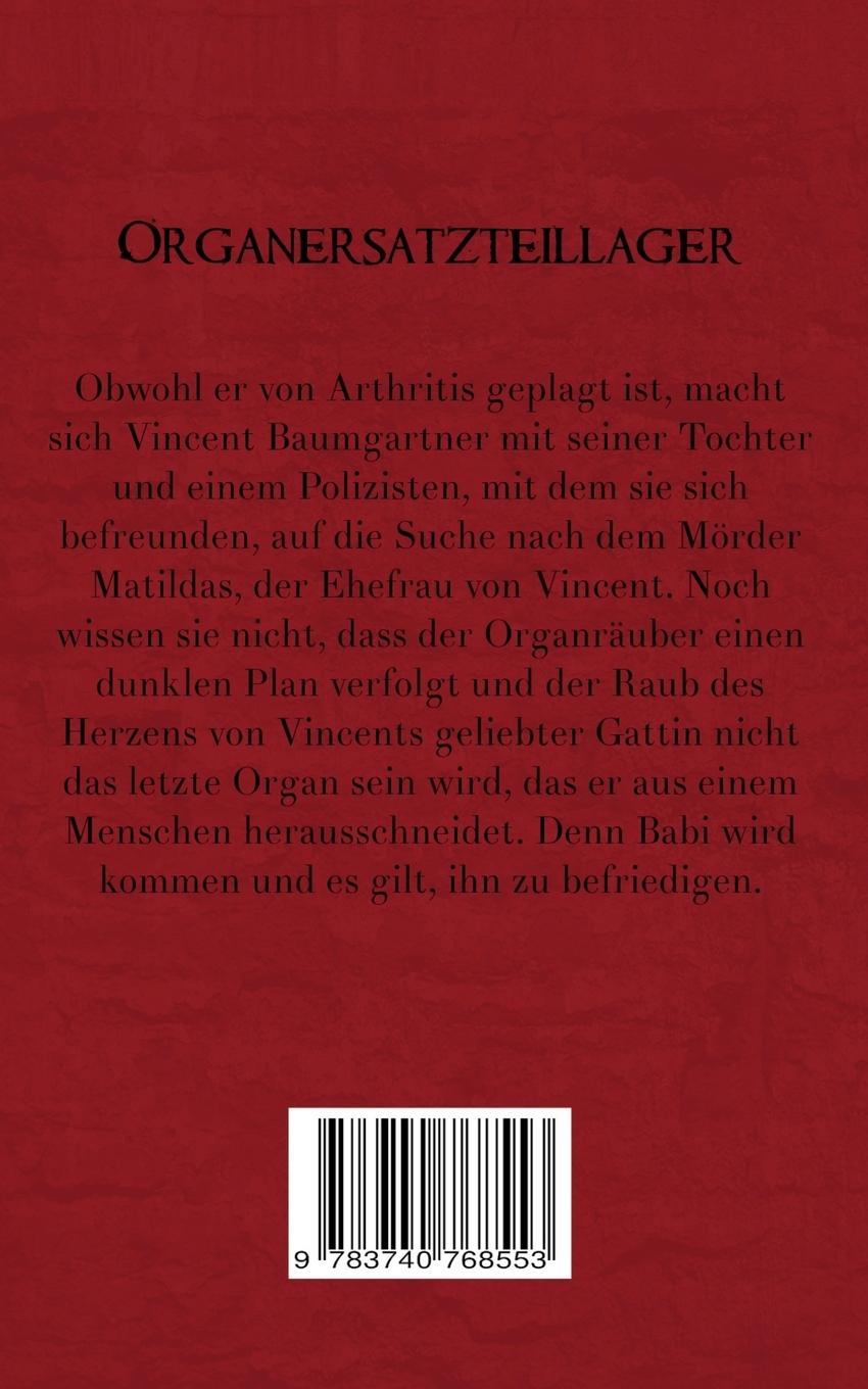 Rückseitencover Organersatzteillager