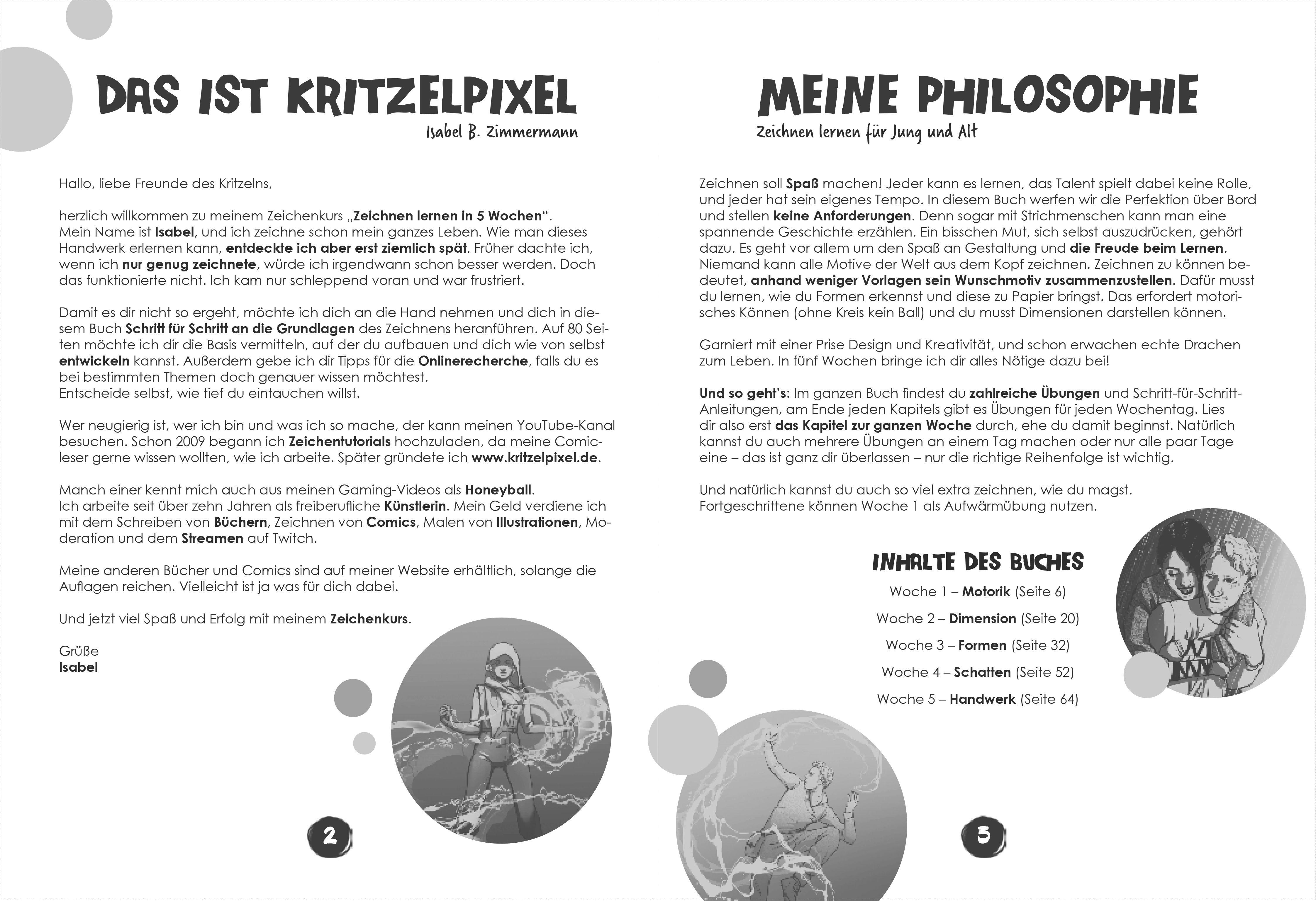 Beispielinhalt (Bild) Zeichnen lernen in 5 Wochen