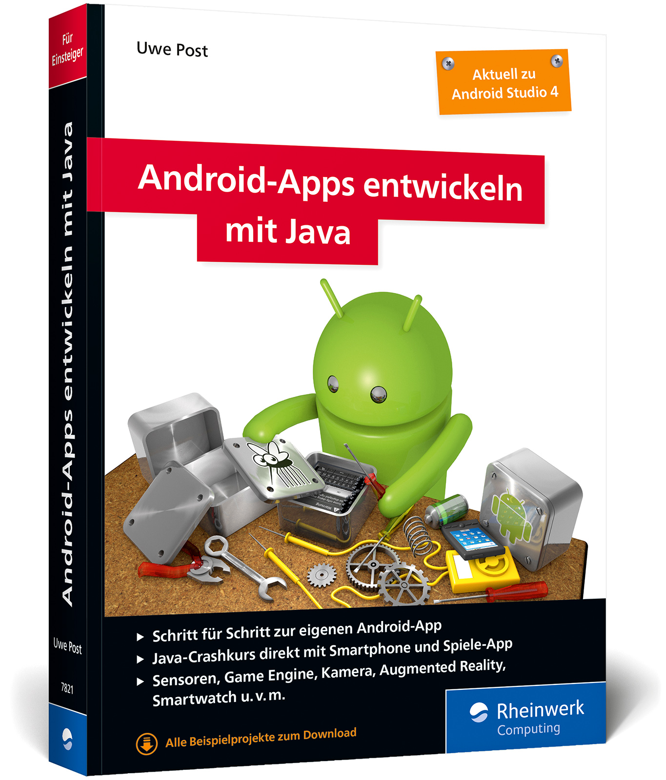 Vorderes Coverbild Android-Apps entwickeln mit Java
