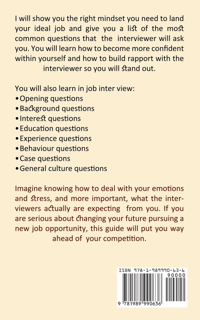 Rückseitencover Job Interview