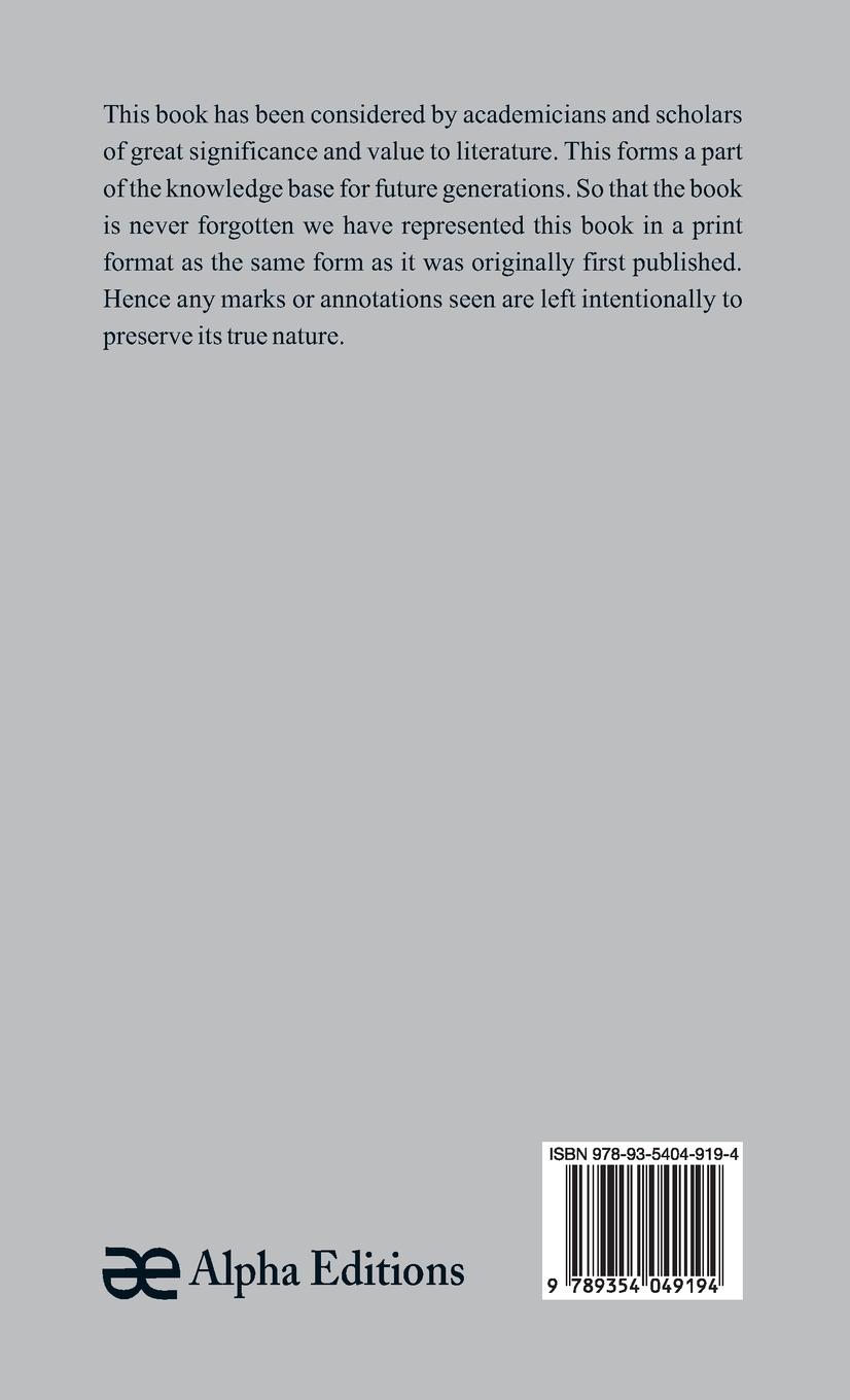 Rückseitencover The World As Will And Idea (Volume II)