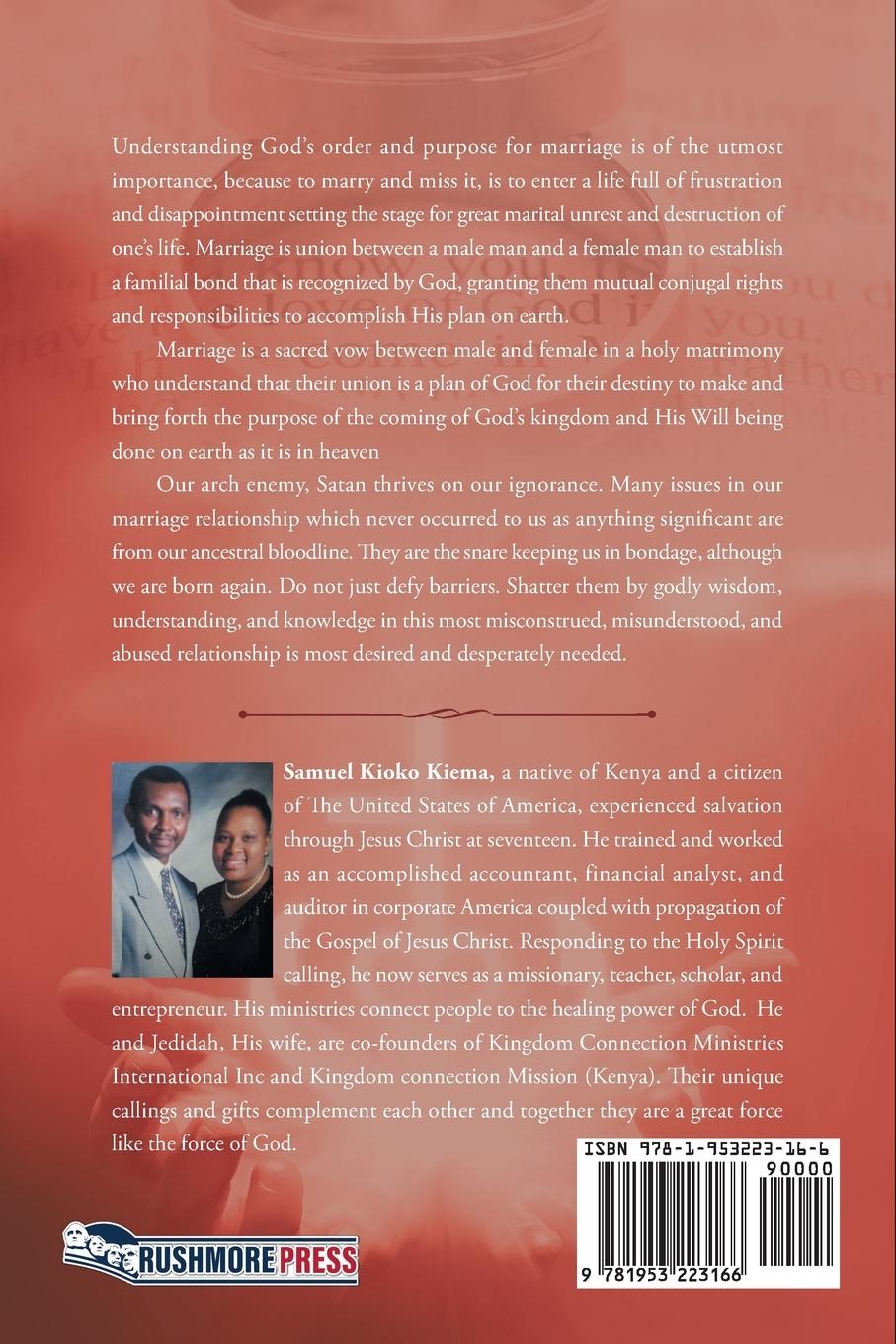 Rückseitencover God's Order and Purpose of Marriage