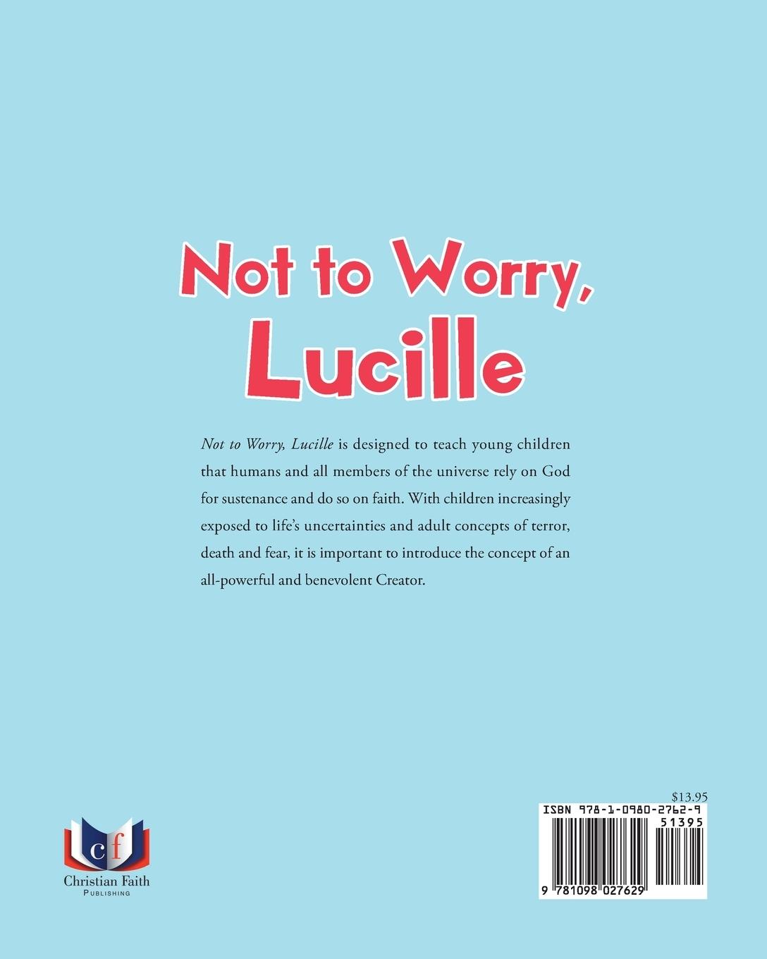 Rückseitencover Not to Worry, Lucille