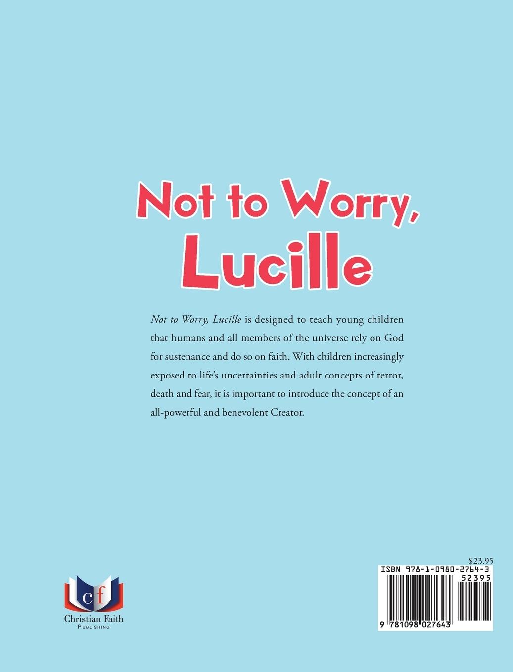 Rückseitencover Not to Worry, Lucille