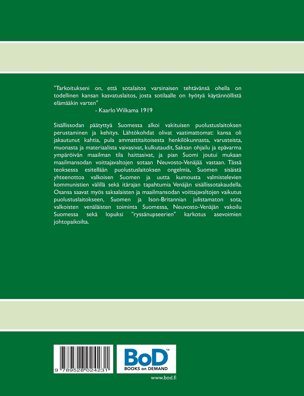 Rückseitencover Koko kansan kasvatuslaitos