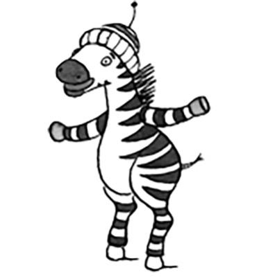 Vorderes Coverbild Stempel Zebra