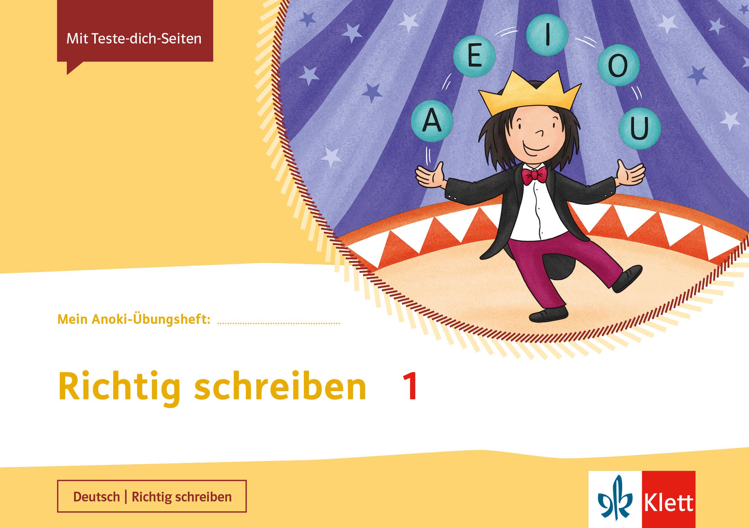 Vorderes Coverbild Mein Anoki-Übungsheft. Richtig schreiben 1. Übungsheft Klasse 1