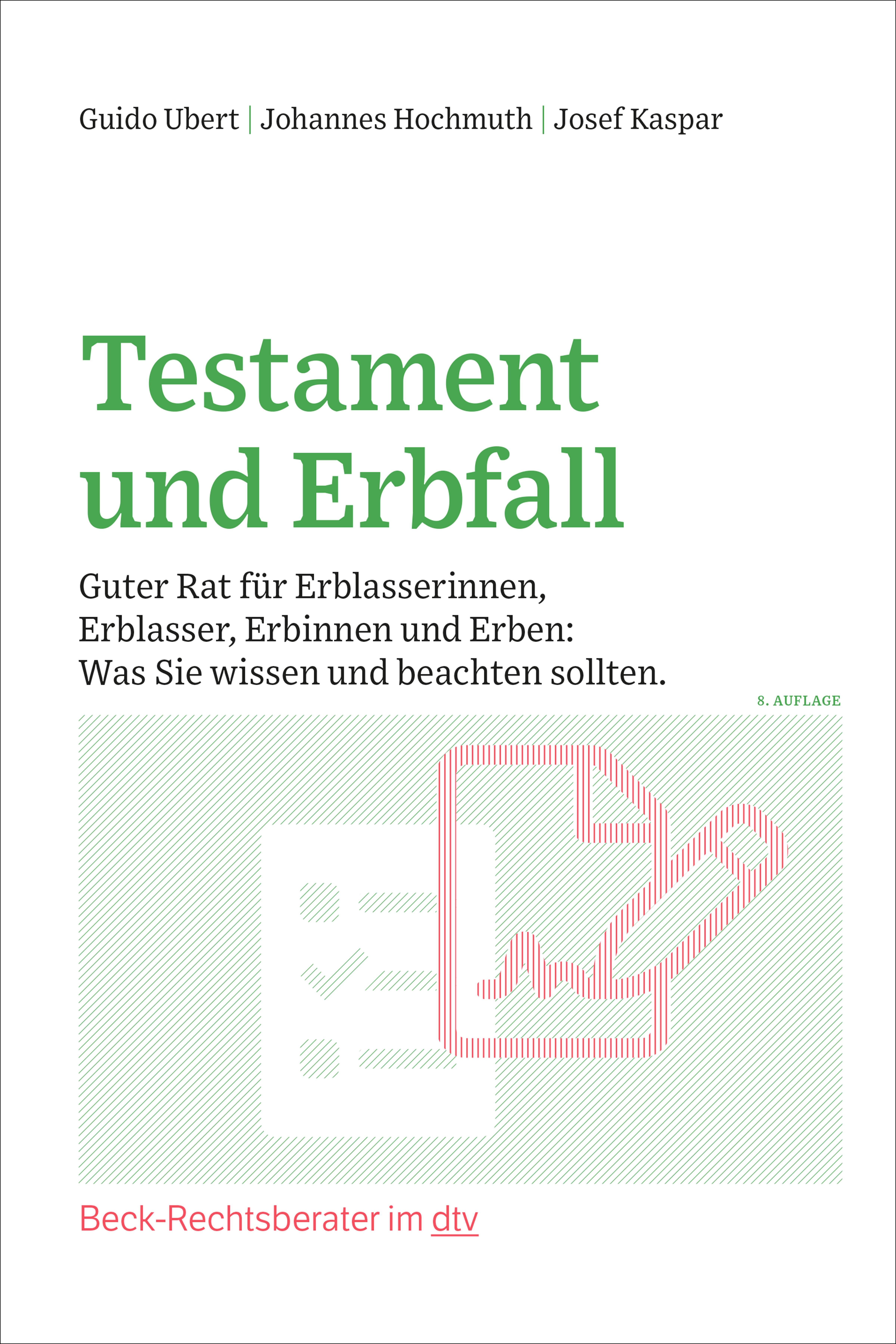 Vorderes Coverbild Testament und Erbfall