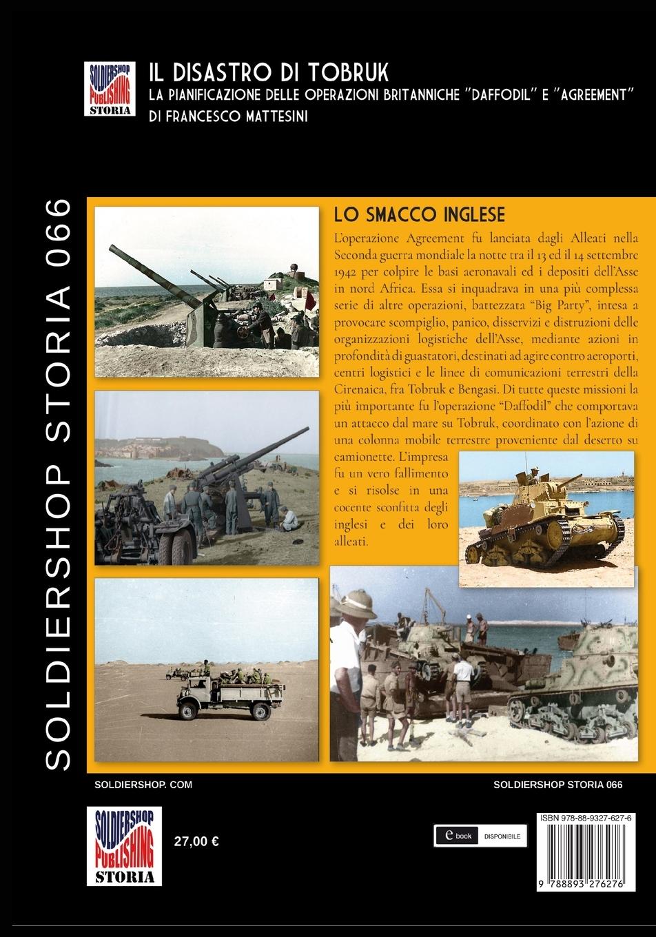 Rückseitencover Il disastro di Tobruk