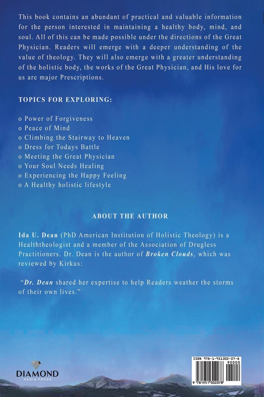 Rückseitencover Prescriptions For The Soul A Healthy Life As Prescribed by The Great Physician