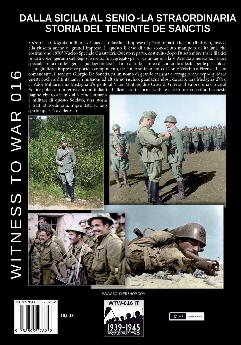 Rückseitencover Dalla Sicilia al Senio