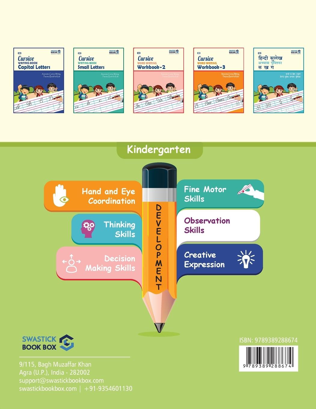 Rückseitencover SBB Cursive Word Writing Workbook - 4