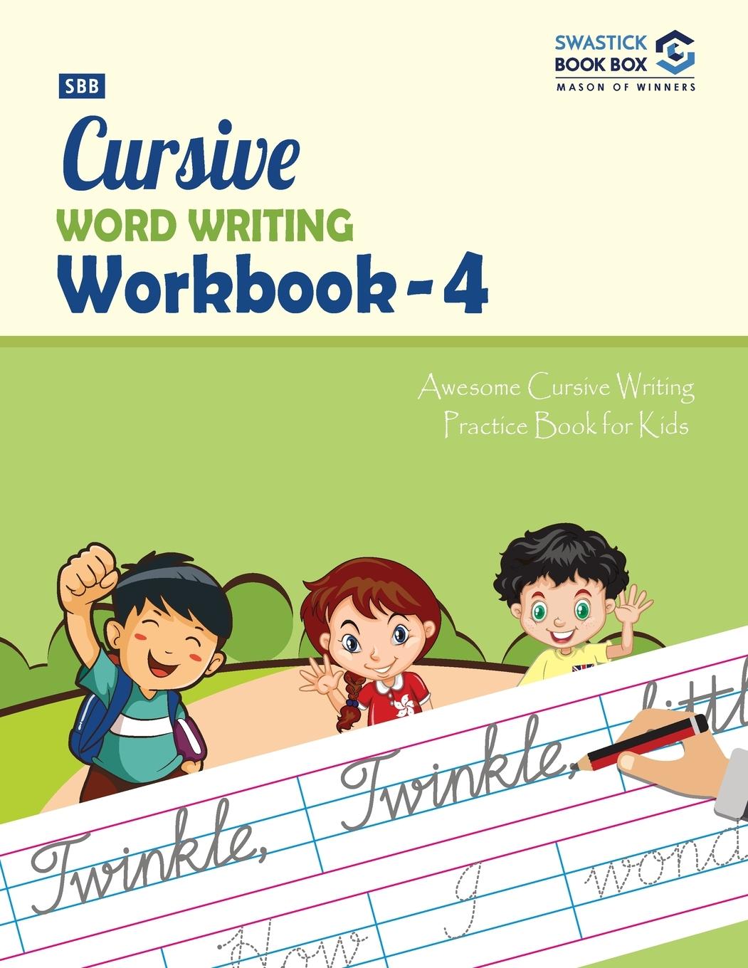 Vorderes Coverbild SBB Cursive Word Writing Workbook - 4