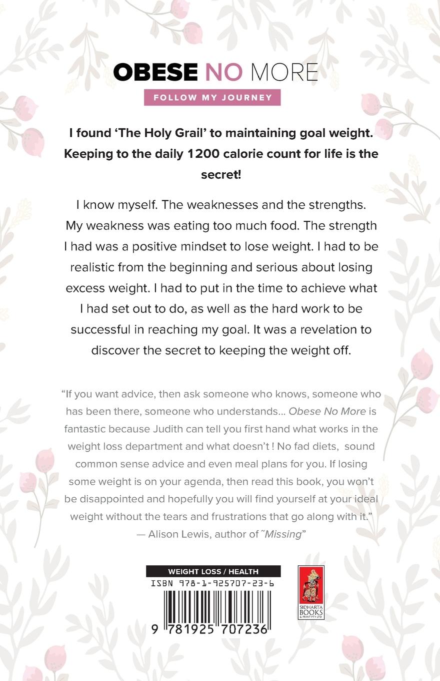 Rückseitencover Obese No More