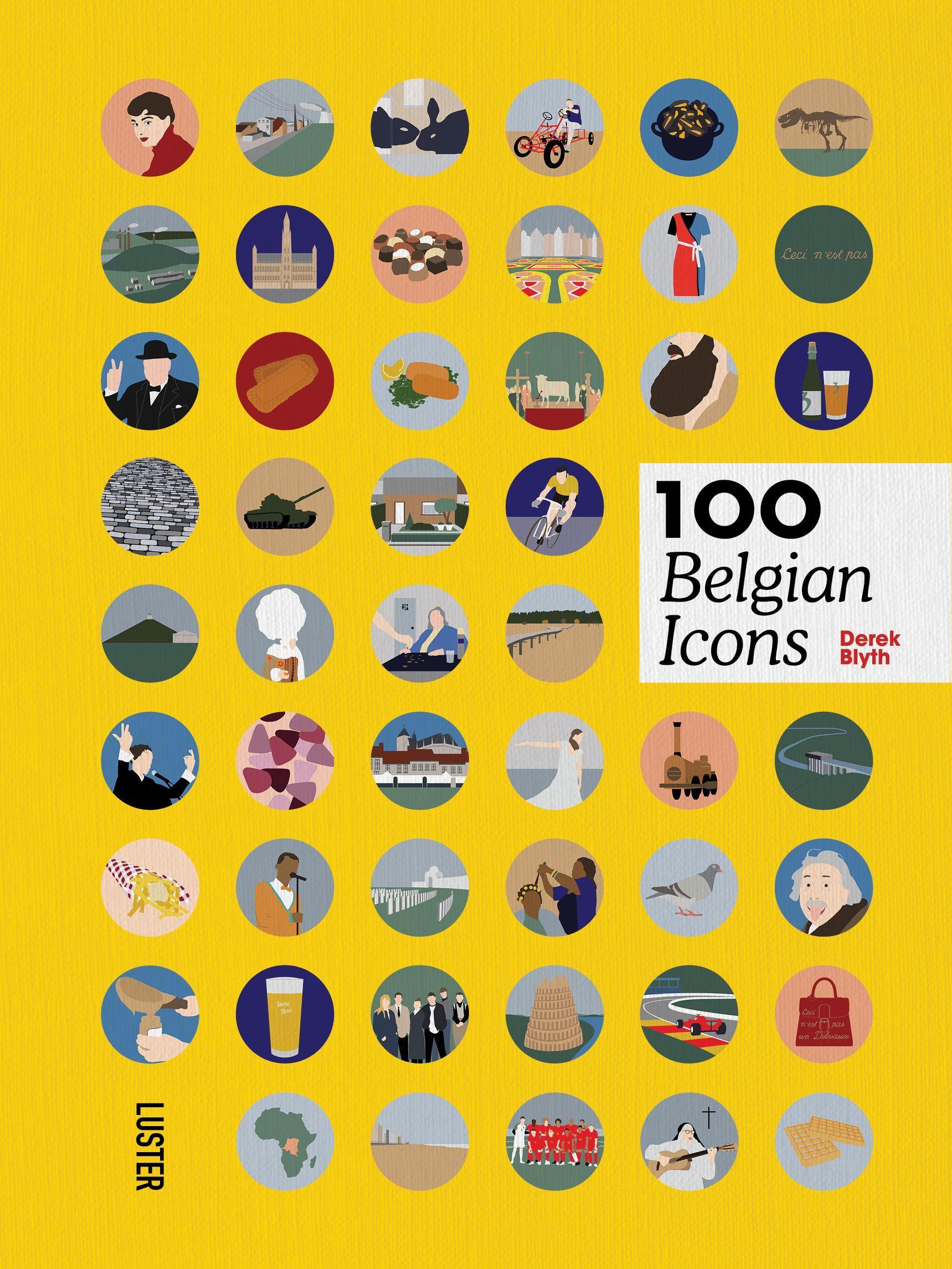 Vorderes Coverbild 100 Belgian Icons