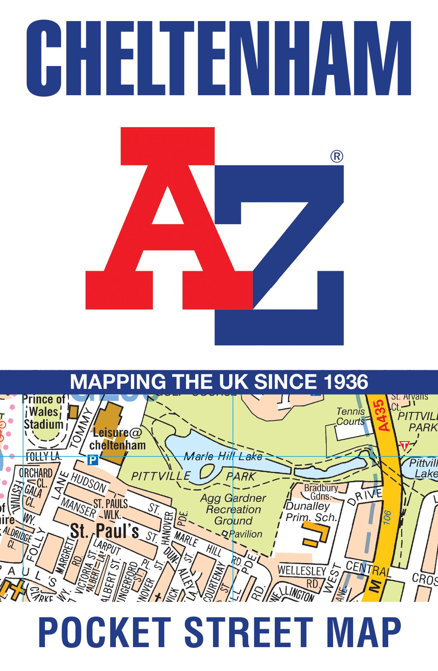 Vorderes Coverbild Cheltenham A-Z Pocket Street Map