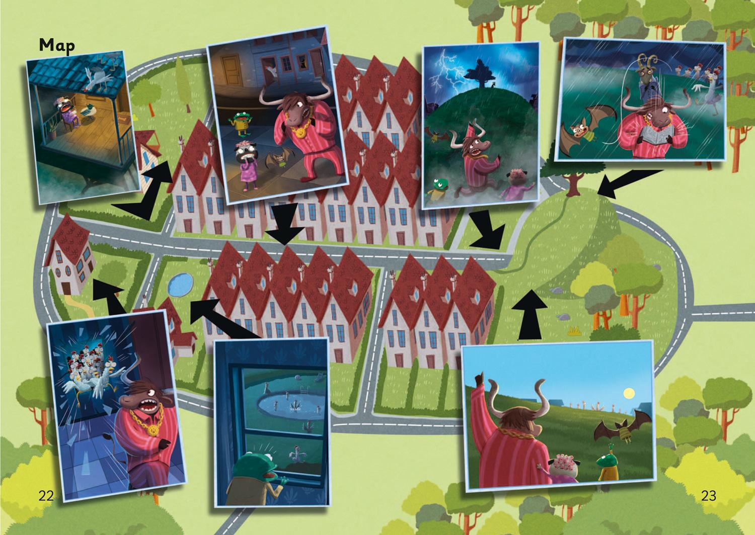 Beispielinhalt (Bild) Night of the Chickens