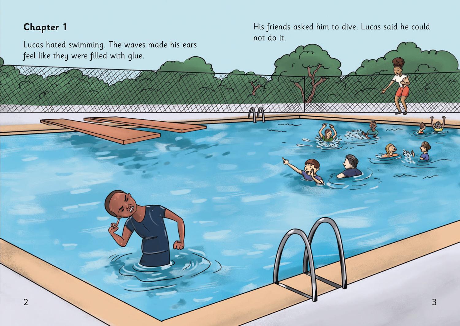 Beispielinhalt (Bild) Lucas Dives Deep