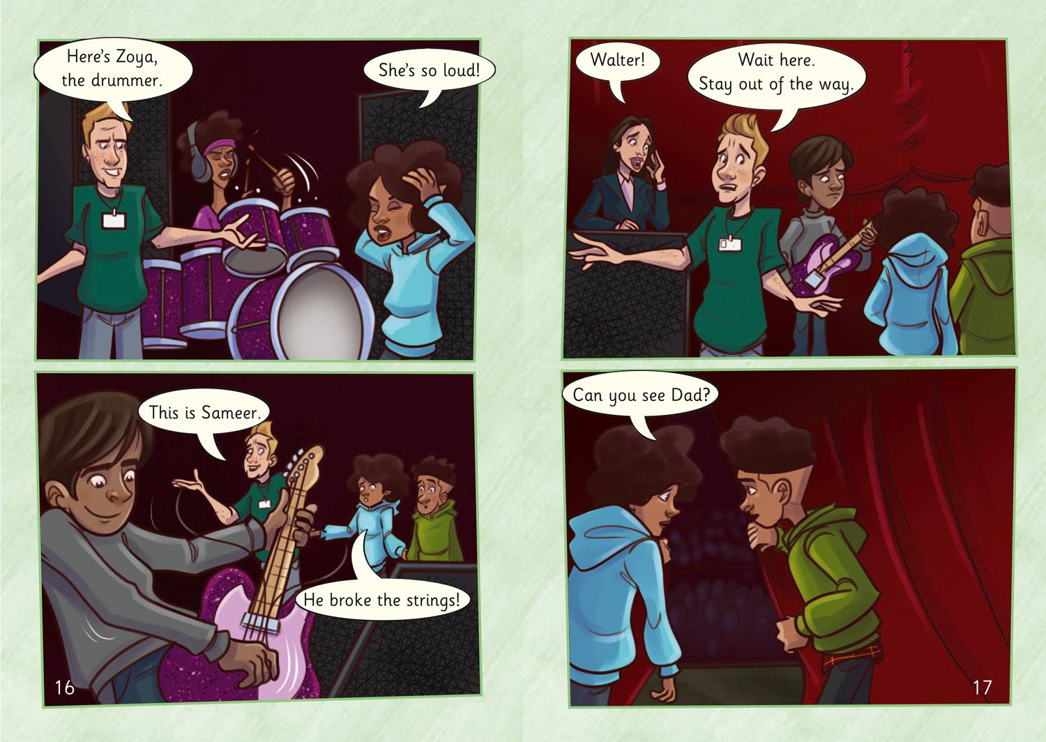 Beispielinhalt (Bild) Kay and Aiden - The Stolen Trumpet