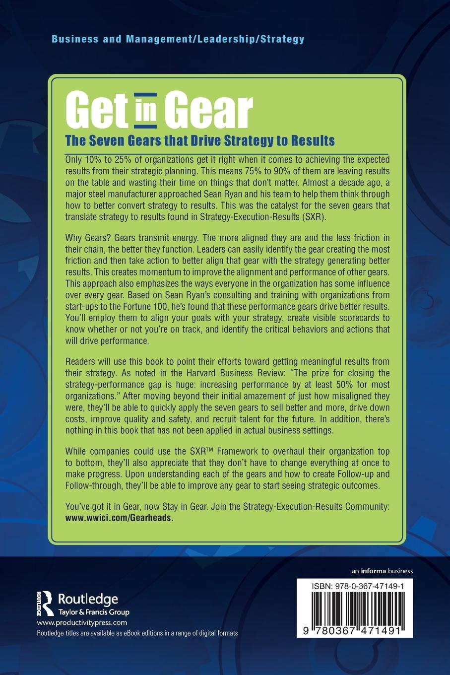 Rückseitencover Get in Gear