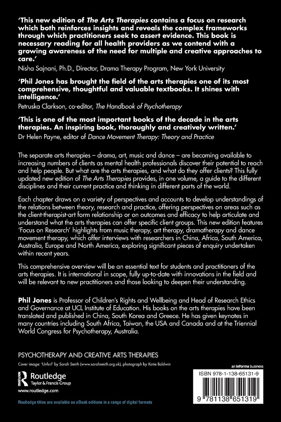 Rückseitencover The Arts Therapies