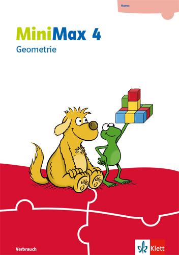 Vorderes Coverbild MiniMax 4. Themenheft Geometrie - Verbrauchsmaterial Klasse 4