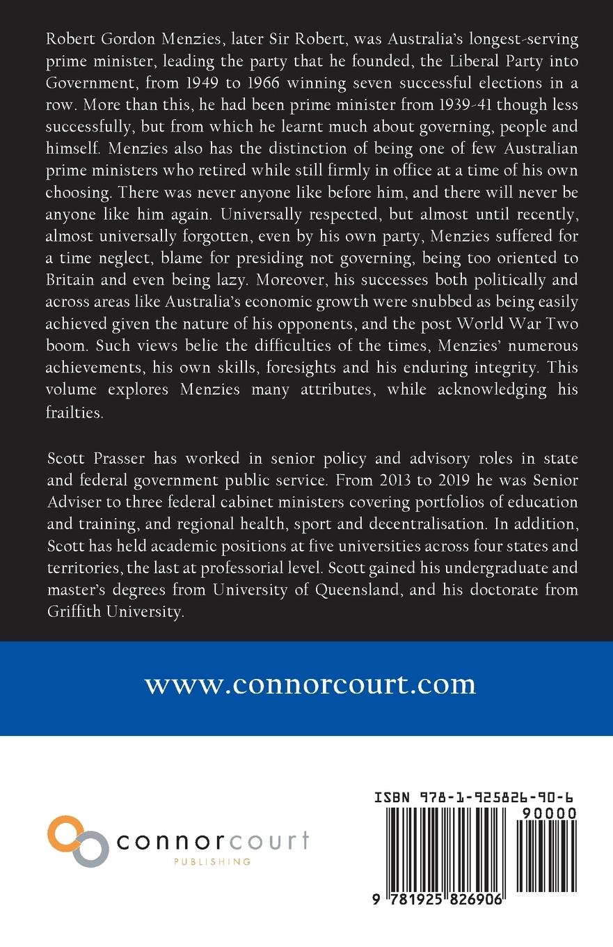 Rückseitencover Robert Menzies