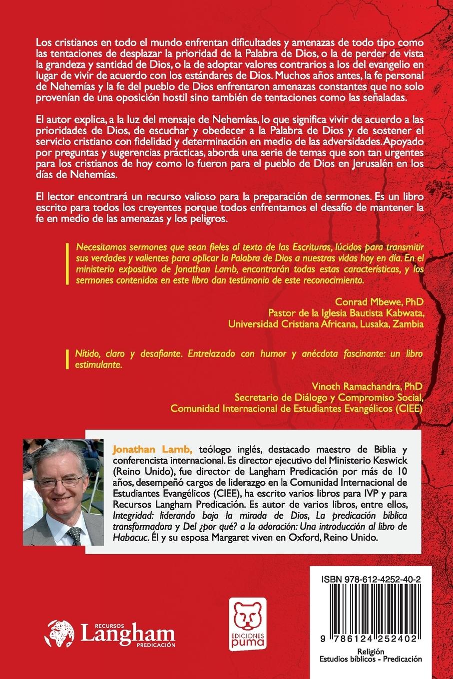 Rückseitencover LA FE ANTE EL PELIGRO