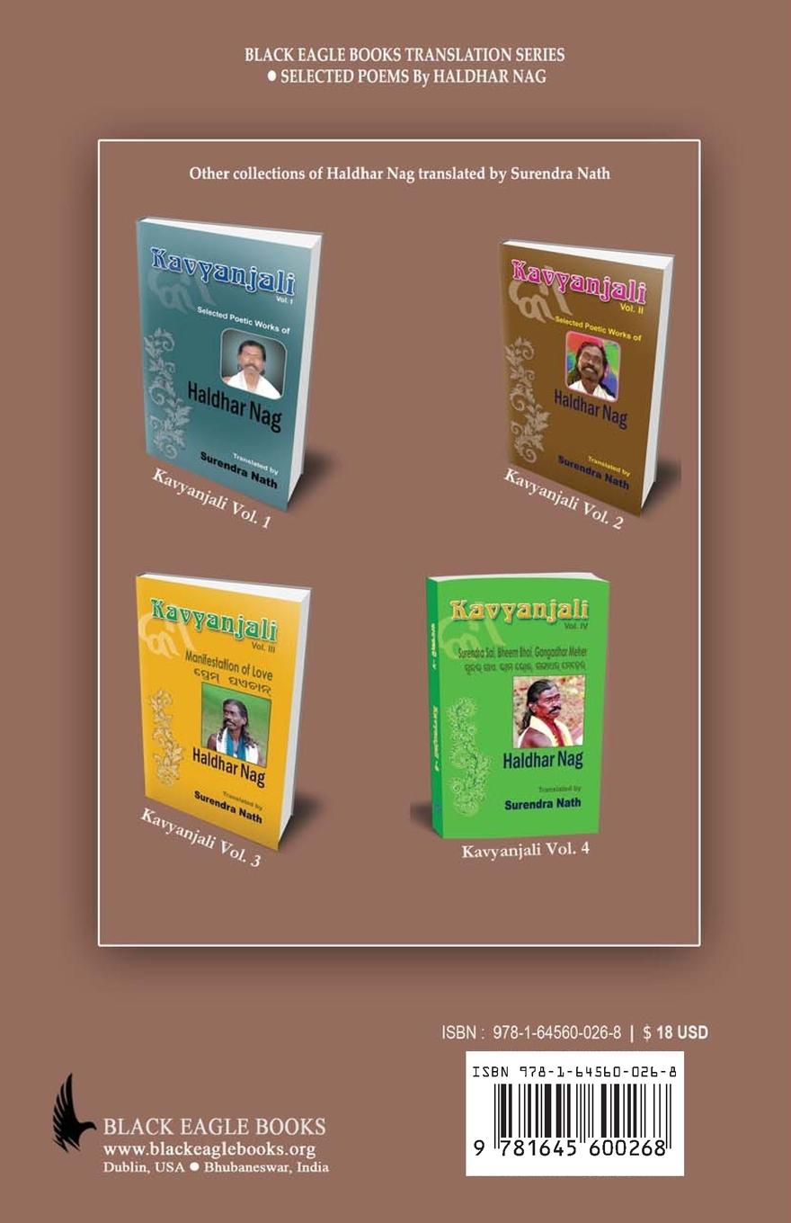 Rückseitencover Selected Poems of Haldhar Nag