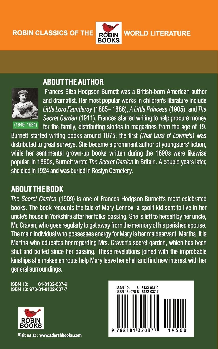 Rückseitencover The Secret Garden  Complete and Unabridged with Introduction and Notes