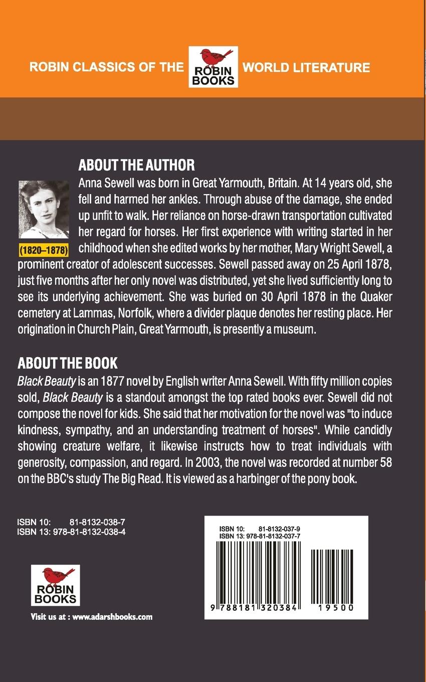 Rückseitencover Black Beauty  Complete and Unabridged with Introduction and Notes