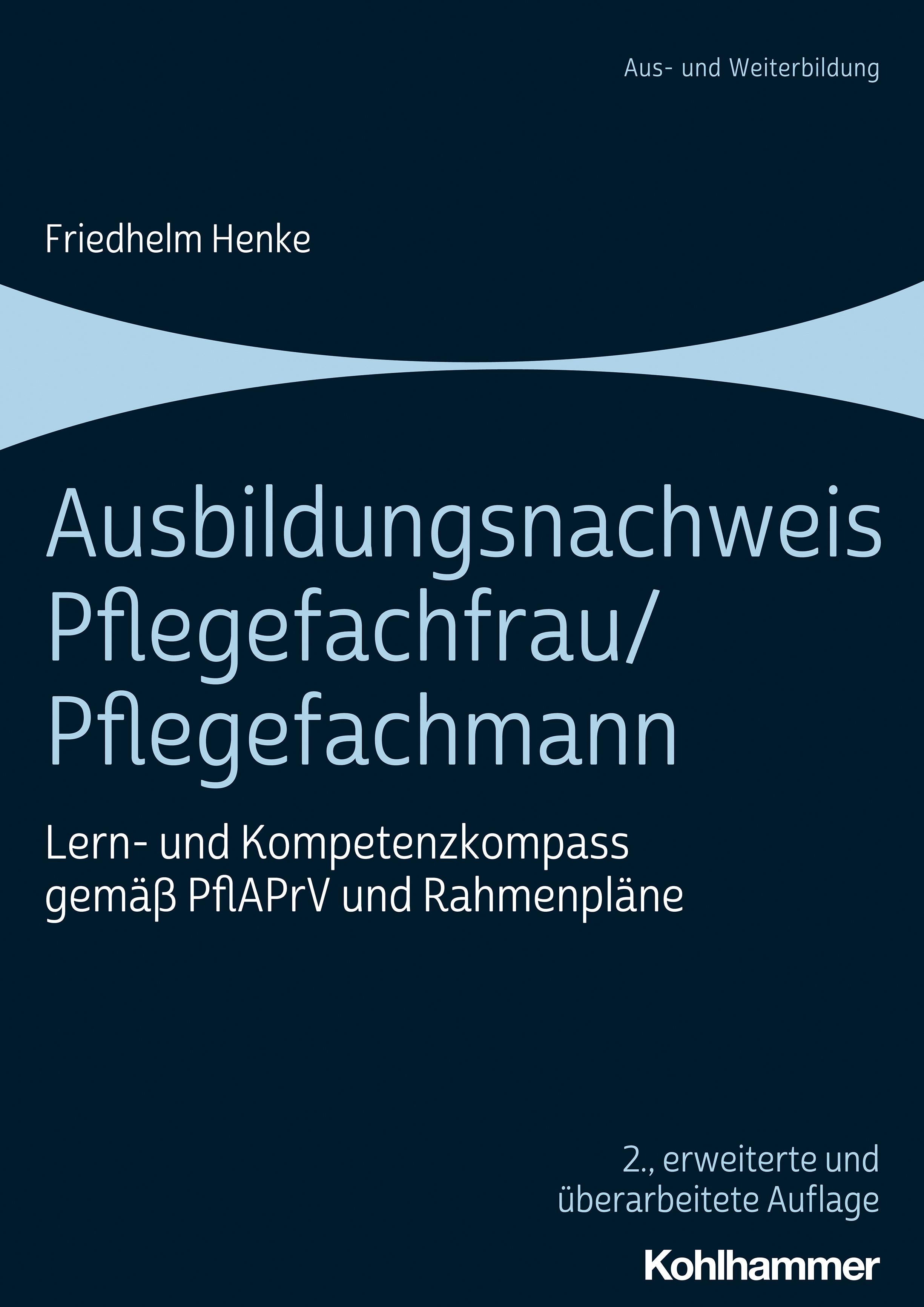 Vorderes Coverbild Ausbildungsnachweis Pflegefachfrau/Pflegefachmann