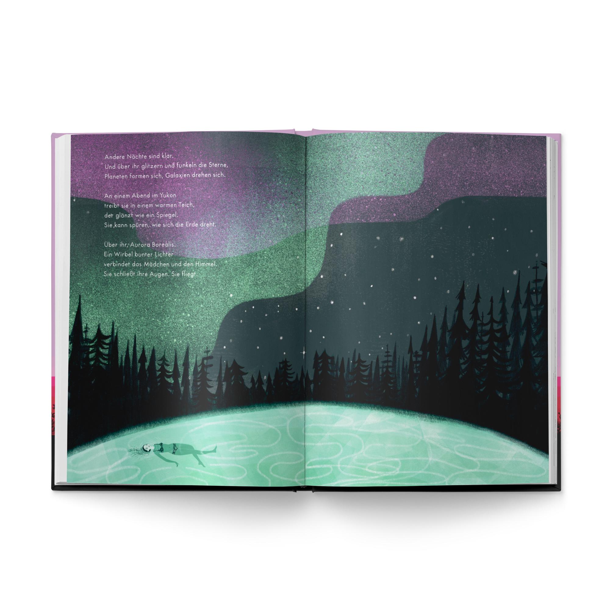 Beispielinhalt (Bild) Das Mädchen auf dem Motorrad