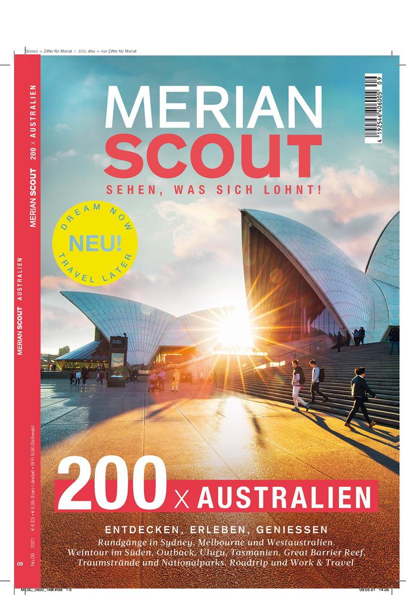 Vorderes Coverbild MERIAN Scout Australien