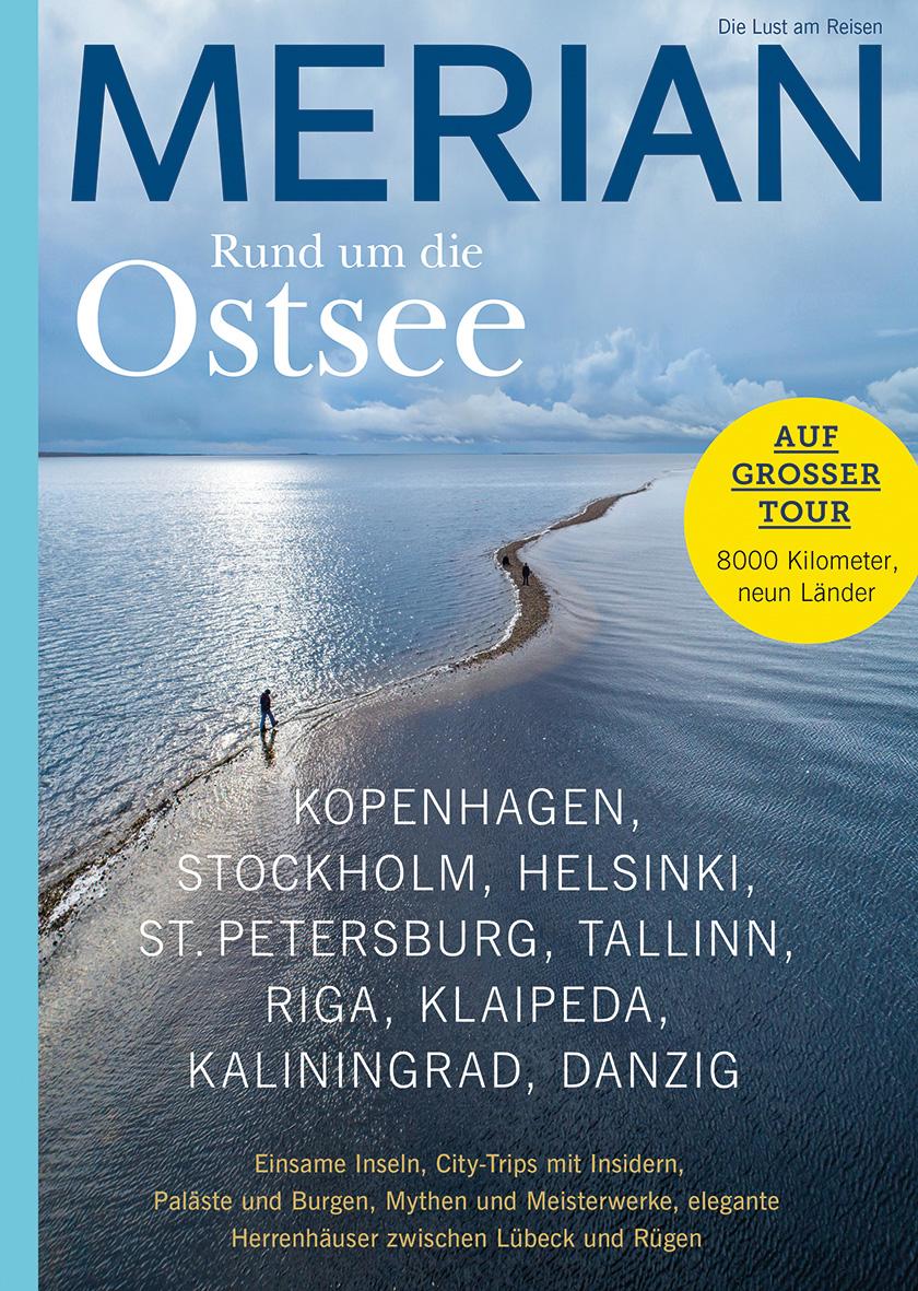 Vorderes Coverbild MERIAN Magazin Rund um die Ostsee 01/2021