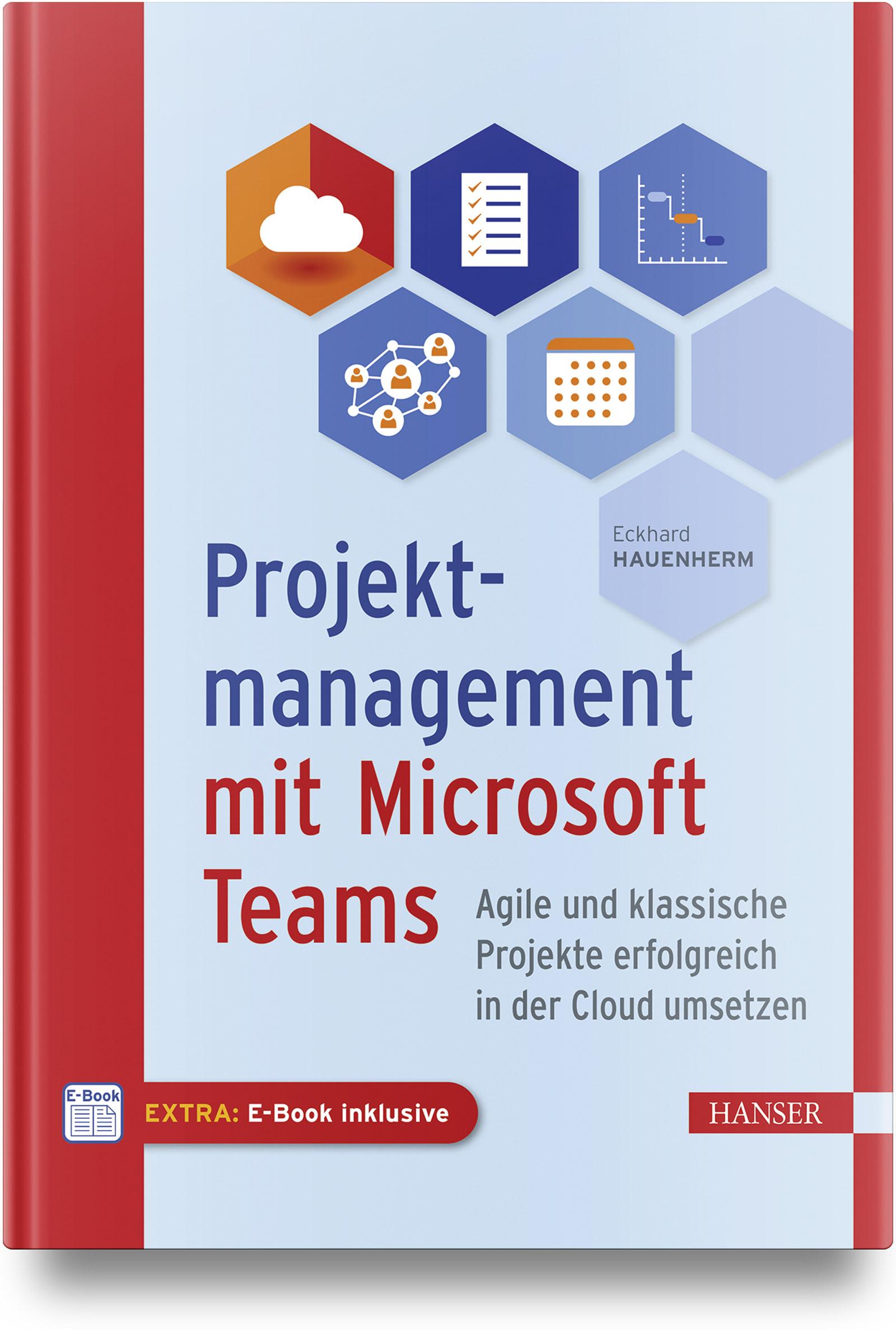 Vorderes Coverbild Projektmanagement mit Microsoft Teams