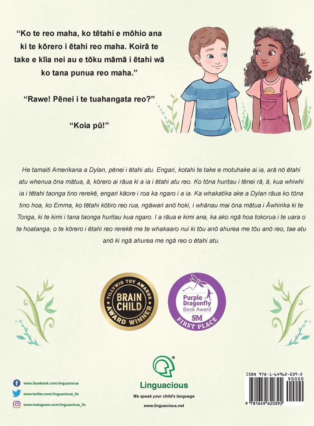 Rückseitencover Dylan's Birthday Present / Te taonga huritau a Dylan - Maori Edition