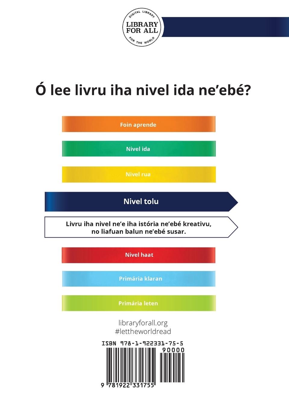 Rückseitencover Animal Baby (Tetun edition) / Labarik ki'ik halimar halo nia an sai hanesan animál oioin