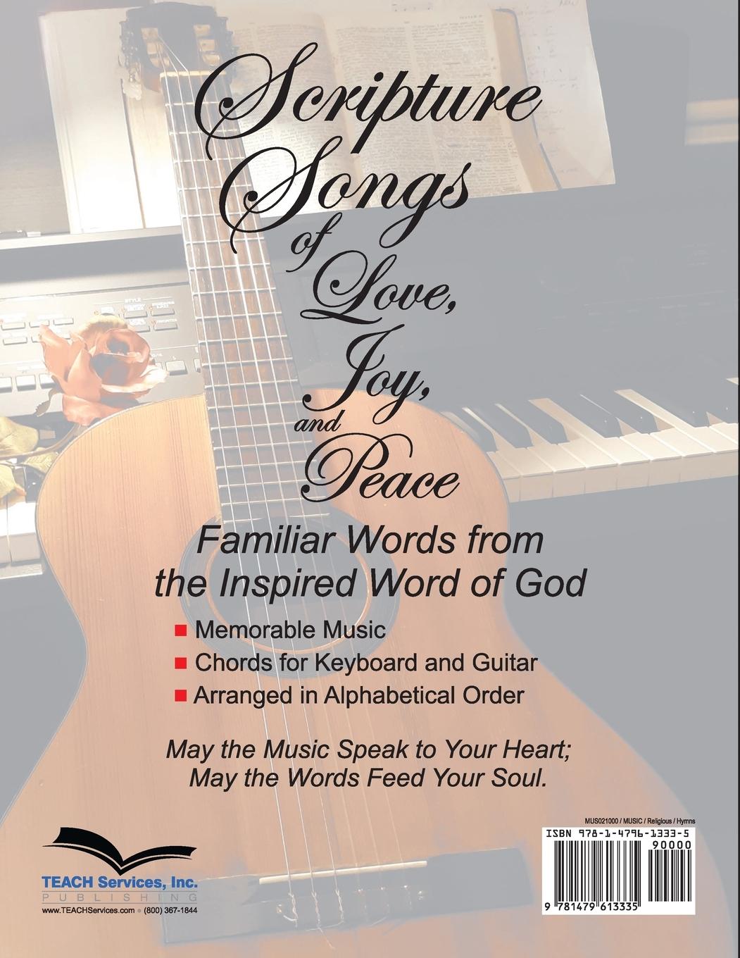 Rückseitencover Scripture Songs of Love, Joy, and Peace