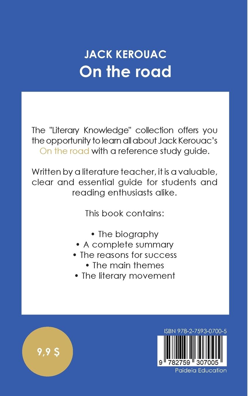 Rückseitencover Study guide On the road by Jack Kerouac (in-depth literary analysis and complete summary)