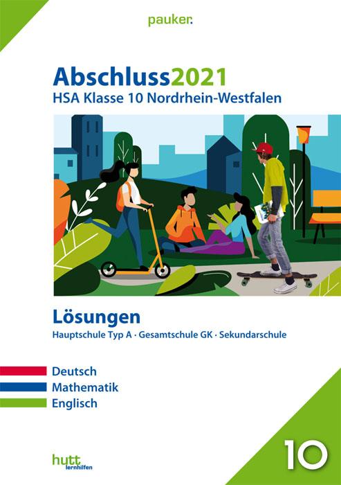 Vorderes Coverbild Abschluss 2021 - Hauptschulabschluss Klasse 10 Nordrhein-Westfalen Lösungen