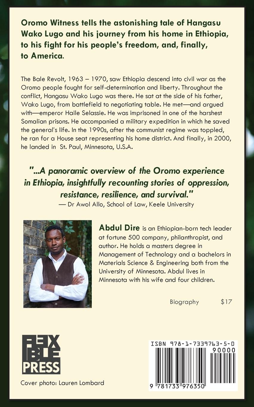 Rückseitencover Oromo Witness